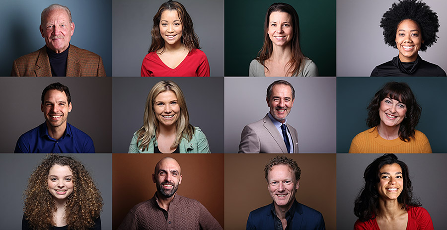Portraits of diverse consumers